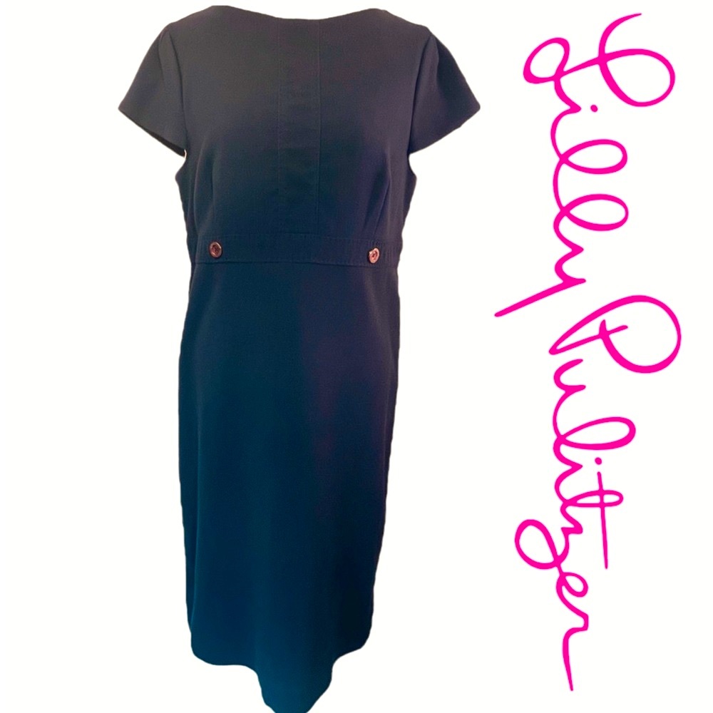 Lily Pulitzer Navy Frock Dress